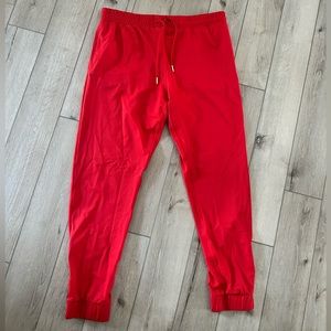 Zyia red everywhere joggers